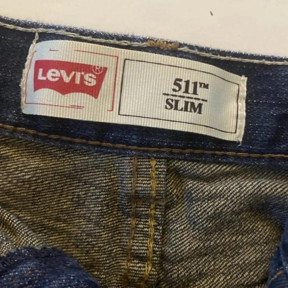 Levi’s 511 Denim Cut Off Jean Shorts Vintage Y2K Waist 26 Womens 2 XS Levis - Picture 6 of 11